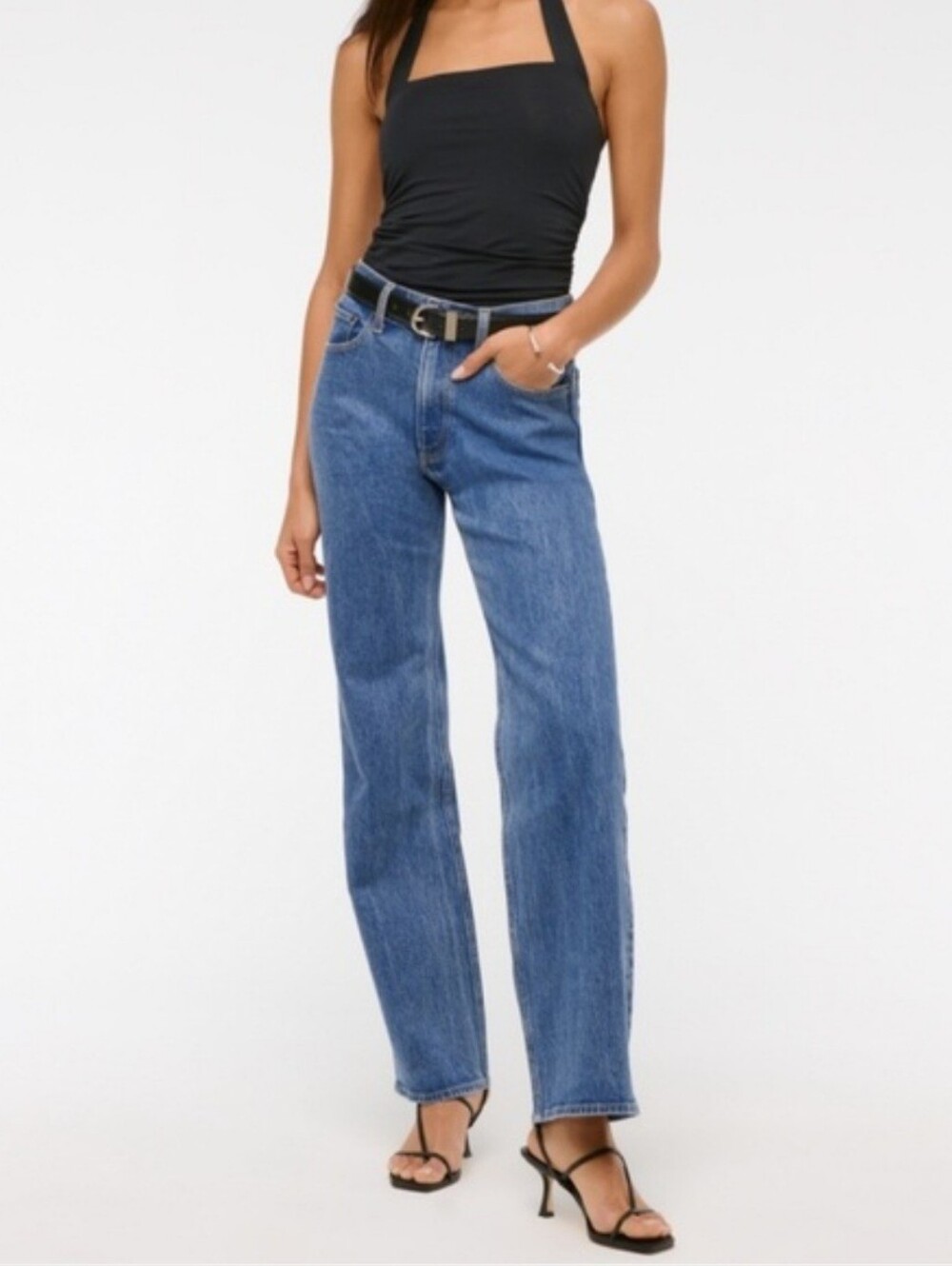 Abercrombie & Fitch 90s Relaxed High Rise Jeans Medium Wash Size 26 Classic